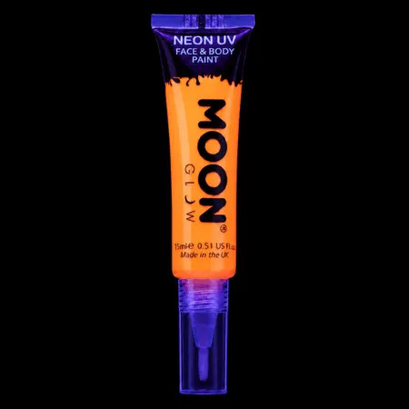 Maquillage Fluorescent avec Applicateur Pinceau - 15 ml - Orange